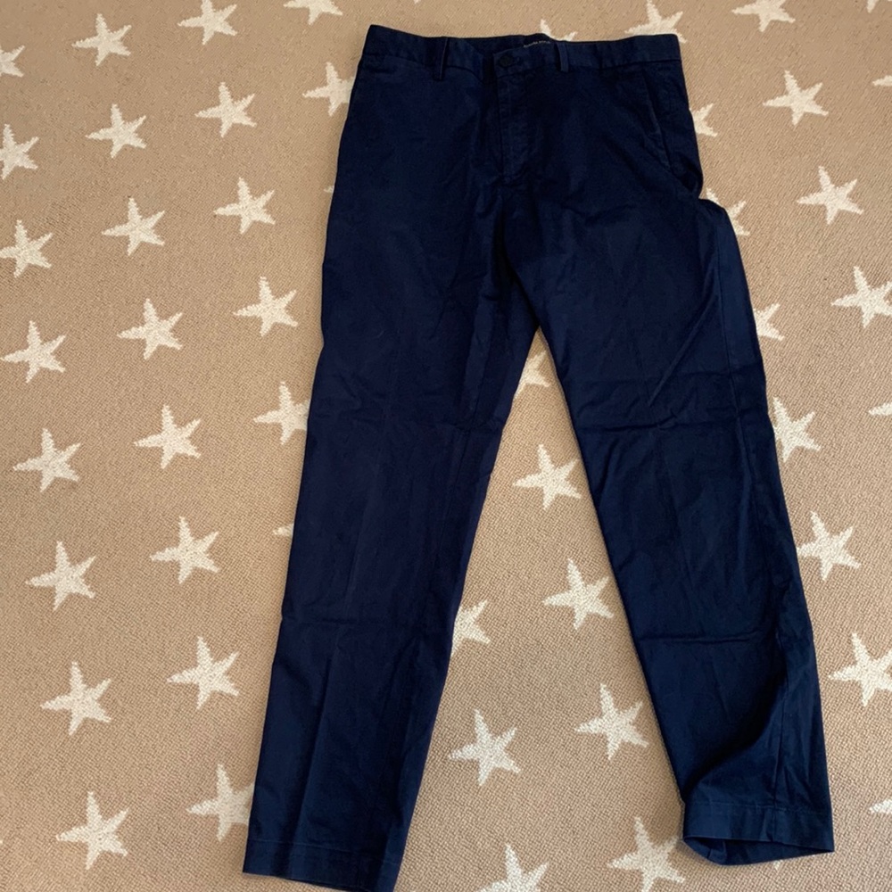 BANANA REPUBLIC SLIM FIT NAVY CHINOS 32 x 32
